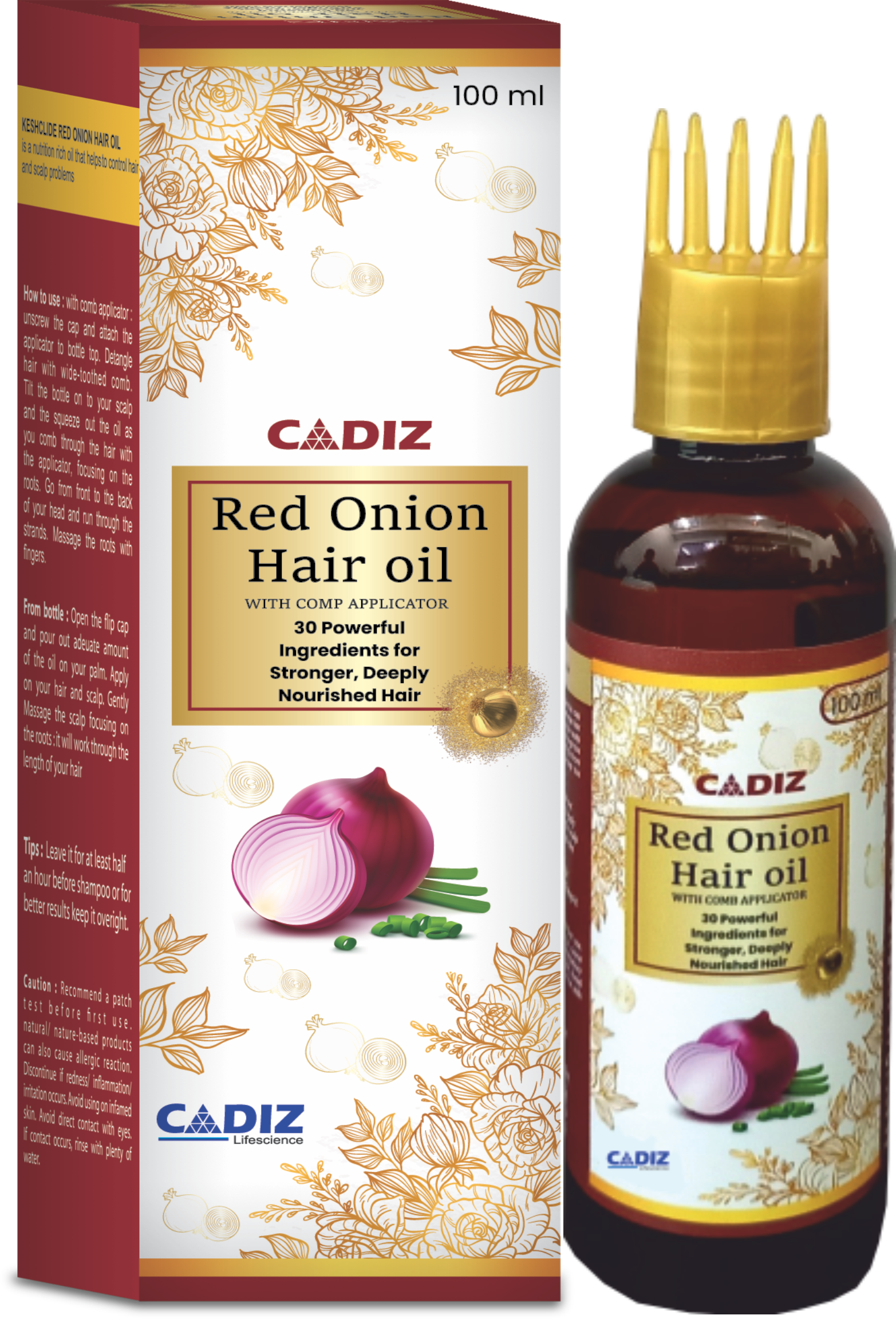 CADIZ RED ONION HAIR OIL