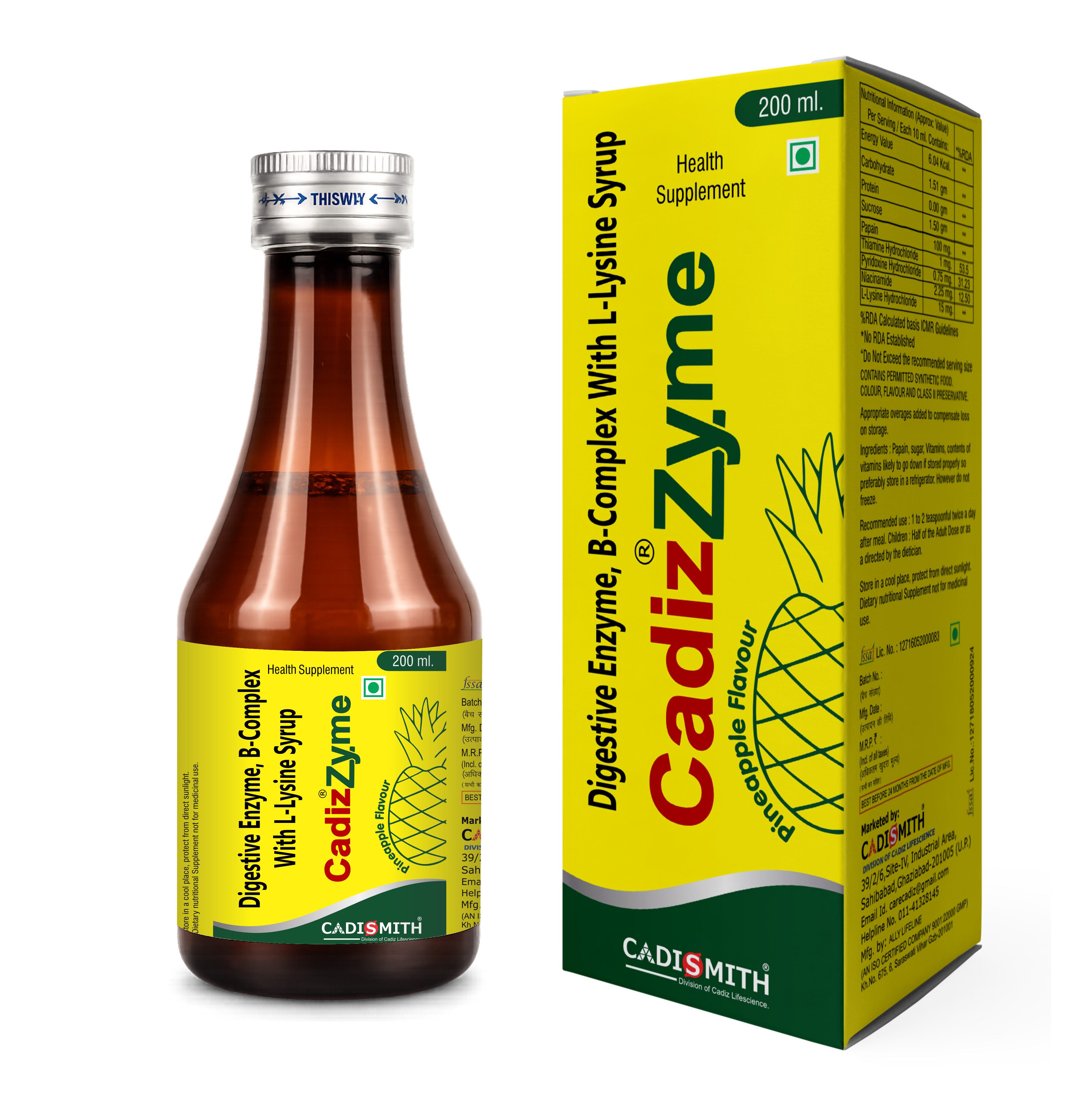 CADIZZYME (PINEAPPLE)